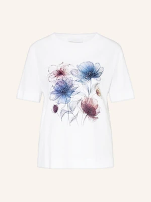 Rich & Royal T-Shirt Z Obszyciem Ozdobnymi Kamykami weiss