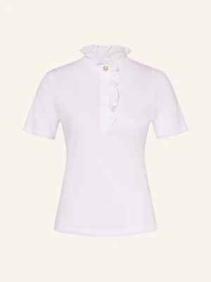 Rich & Royal T-Shirt Z Obszyciem Ozdobnymi Kamykami weiss