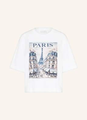 Rich & Royal T-Shirt Z Ozdobnymi Kamykami I Cekinami weiss