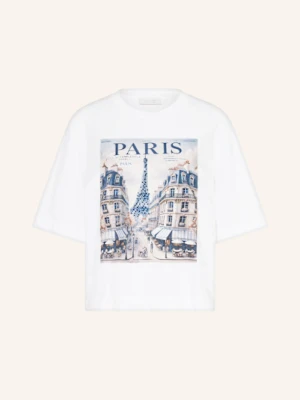 Rich & Royal T-Shirt Z Ozdobnymi Kamykami I Cekinami weiss