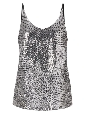 Rich&Royal Top w kolorze srebrnym rozmiar: 38
