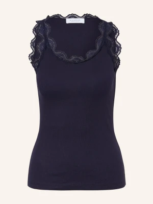 Rich & Royal Top Z Koronką blau GRANATOWY