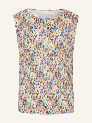 Rich & Royal Top Z Plisami blau