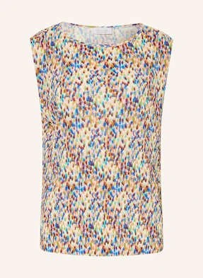 Rich & Royal Top Z Plisami blau
