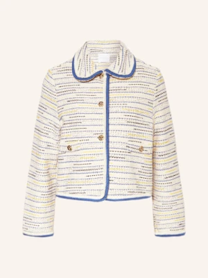 Rich & Royal Żakiet Pudełkowy Z Błyszczącą Przędzą beige