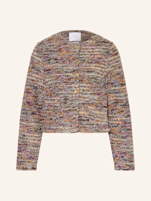 Rich & Royal Żakiet Pudełkowy Z Bouclé Z Błyszczącą Przędzą grau