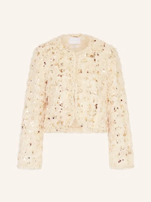 Rich & Royal Żakiet Pudełkowy Z Cekinami I Ozdobnymi Kamykami gold