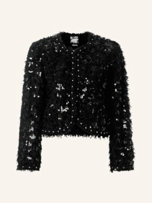 Rich & Royal Żakiet Pudełkowy Z Cekinami I Ozdobnymi Kamykami schwarz