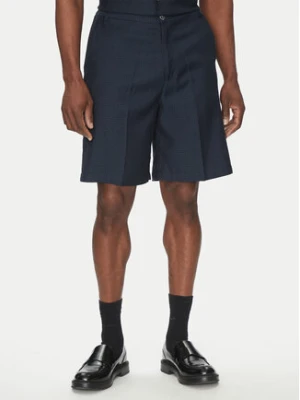 Richmond X Szorty materiałowe UMP25060BE Granatowy Regular Fit
