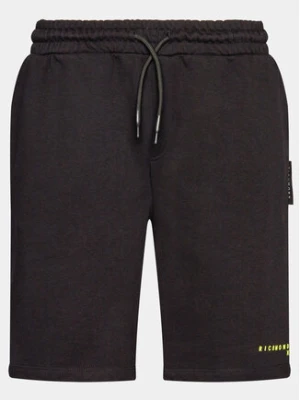 Richmond X Szorty sportowe Ceylan UMP24007BE Czarny Regular Fit