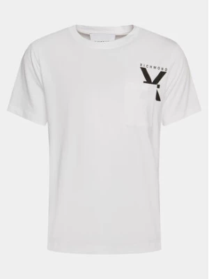 Richmond X T-Shirt Aubry UMP24048TS Biały Regular Fit