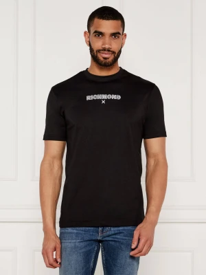 Richmond X T-shirt CAUSENI | Slim Fit czarny