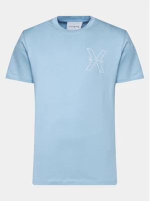 Richmond X T-Shirt Rached UMP24031TS Błękitny Regular Fit