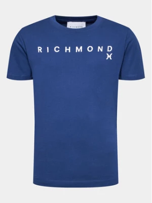 Richmond X T-Shirt UMA23082TS Granatowy Regular Fit