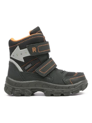 Richter Shoes Botki zimowe w kolorze czarno-pomarańczowym rozmiar: 25