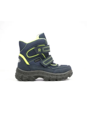 Richter Shoes Botki zimowe w kolorze granatowo-jaskrawożółtym rozmiar: 33