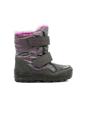 Richter Shoes Botki zimowe w kolorze szaro-jasnoróżowym rozmiar: 21