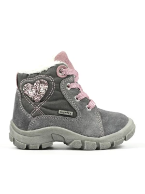 Richter Shoes Buty trekkingowe w kolorze szaro-jasnoróżowym rozmiar: 23