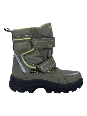 Richter Shoes Kozaki zimowe "Davos" w kolorze khaki rozmiar: 38