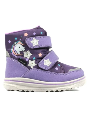 Richter Shoes Kozaki zimowe "Freestyle" w kolorze fioletowym rozmiar: 26