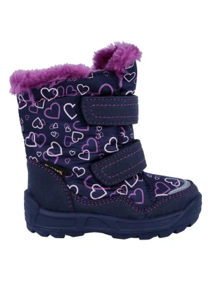 Richter Shoes Kozaki zimowe "Freestyle" w kolorze granatowo-fioletowym rozmiar: 27