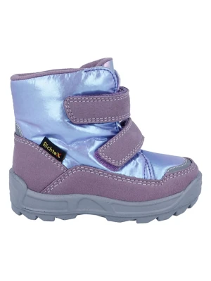 Richter Shoes Kozaki zimowe "Freestyle" w kolorze szaro-błękitnym rozmiar: 22