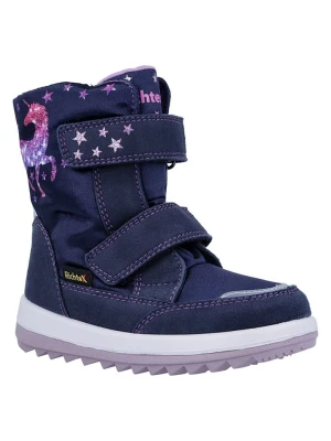 Richter Shoes Kozaki zimowe "Husky 2.0" w kolorze granatowym rozmiar: 34