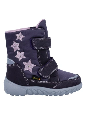 Richter Shoes Kozaki zimowe "Husky" w kolorze granatowo-fioletowym rozmiar: 32