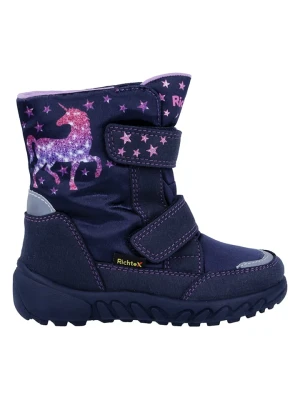 Richter Shoes Kozaki zimowe "Husky" w kolorze granatowym rozmiar: 33