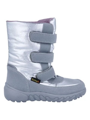 Richter Shoes Kozaki zimowe "Husky" w kolorze srebrnym rozmiar: 39