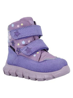 Richter Shoes Kozaki zimowe "Snow Mini" w kolorze fioletowym rozmiar: 26