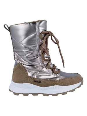 Richter Shoes Kozaki zimowe "Venture" w kolorze srebrno-jasnobrązowym rozmiar: 38