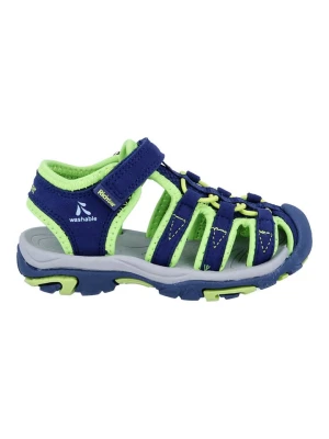 Richter Shoes Półsandały "Boulder" w kolorze niebiesko-zielonym rozmiar: 34