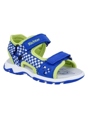 Richter Shoes Sandały "Leon" w kolorze niebiesko-żółtym rozmiar: 32