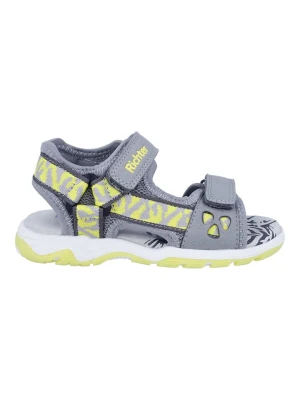 Richter Shoes Sandały "Leon" w kolorze szaro-żółtym rozmiar: 34