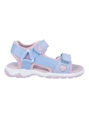 Richter Shoes Sandały w kolorze błękitno-jasnoróżowym rozmiar: 34