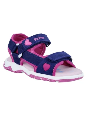 Richter Shoes Sandały w kolorze granatowo-różowym rozmiar: 26
