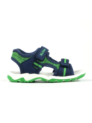 Richter Shoes Sandały w kolorze granatowo-zielonym rozmiar: 35