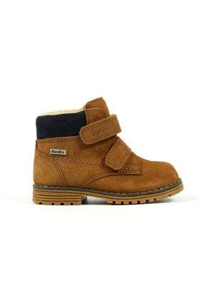 Richter Shoes Skórzane botki w kolorze brązowym rozmiar: 24
