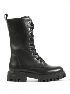 Richter Shoes Skórzane botki w kolorze czarnym rozmiar: 38