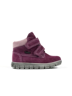 Richter Shoes Skórzane botki w kolorze fioletowym rozmiar: 27