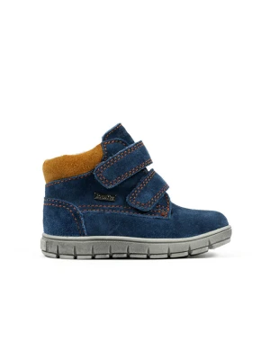 Richter Shoes Skórzane botki w kolorze granatowym rozmiar: 28