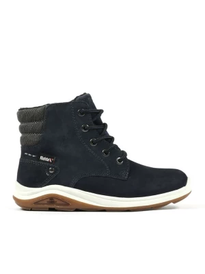 Richter Shoes Skórzane botki w kolorze granatowym rozmiar: 39