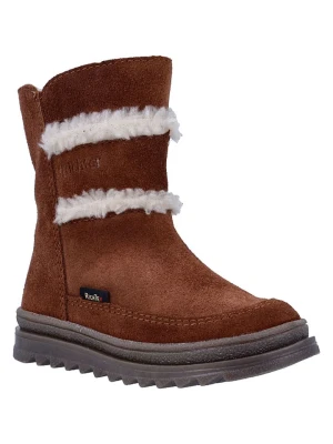 Richter Shoes Skórzane botki zimowe "Anna" w kolorze brązowym rozmiar: 29