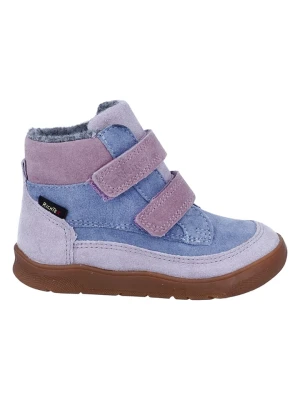 Richter Shoes Skórzane buty "Samy" w kolorze błękitno-fioletowym do chodzenia na boso rozmiar: 32