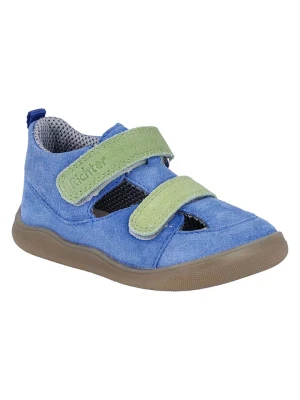 Richter Shoes Skórzane buty "Samy" w kolorze niebieskim do chodzenia na boso rozmiar: 20