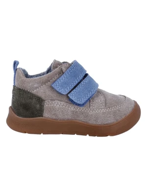 Richter Shoes Skórzane buty "Samy" w kolorze szaro-błękitnym do chodzenia na boso rozmiar: 28