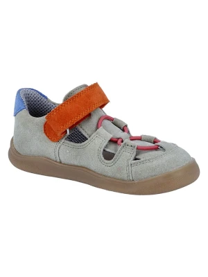 Richter Shoes Skórzane buty "Samy" w kolorze szarym do chodzenia na boso rozmiar: 24