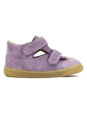 Richter Shoes Skórzane buty w kolorze fioletowym do chodzenia na boso rozmiar: 22