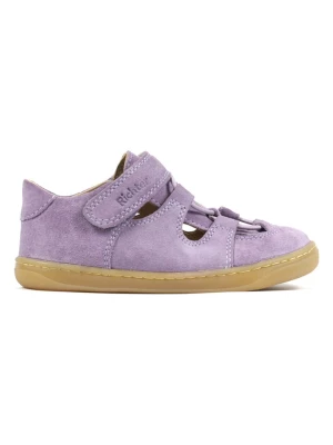 Richter Shoes Skórzane buty w kolorze fioletowym do chodzenia na boso rozmiar: 30